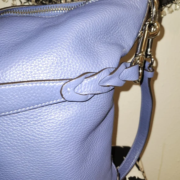 Coach Periwinkle ABBY Leather Shoulder Bag - Picture 5 of 15